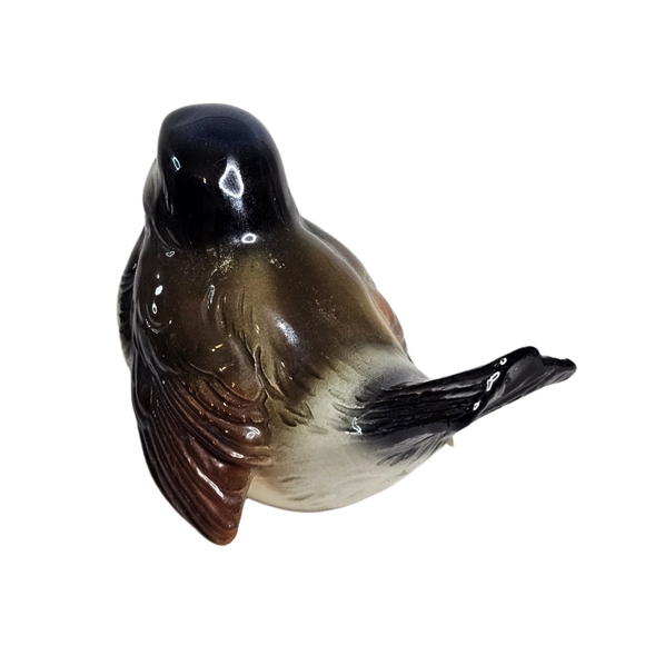 Vtg Goebel CV73 Sparrow Bird Porcelain Figurine Blue Throat West Germany Art 4" - Picture 4 of 7